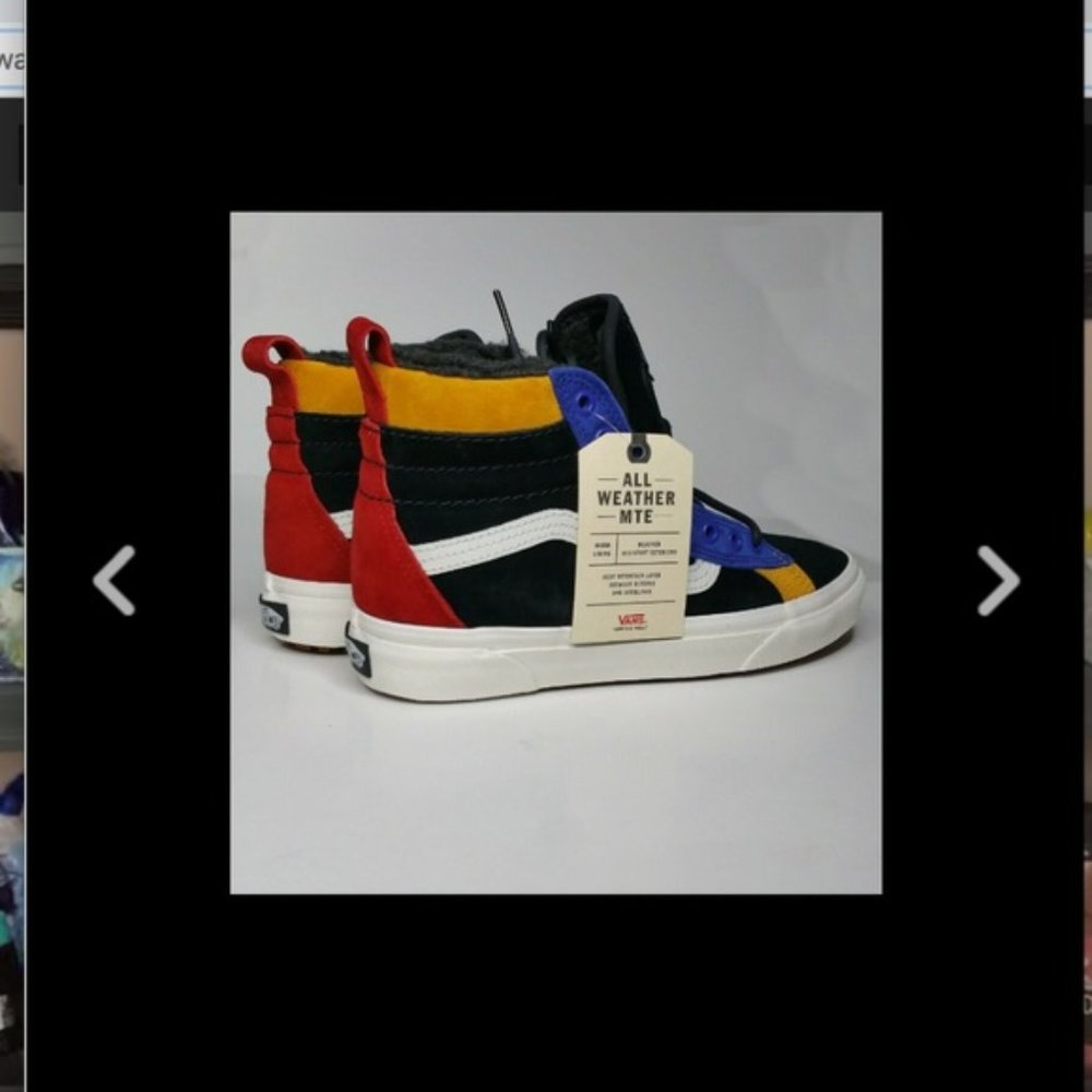 SOLD NEW Vans SK8 Hi Top Suede Mens 5.5 Wmns 7 Sneaker - Picture 4 of 8